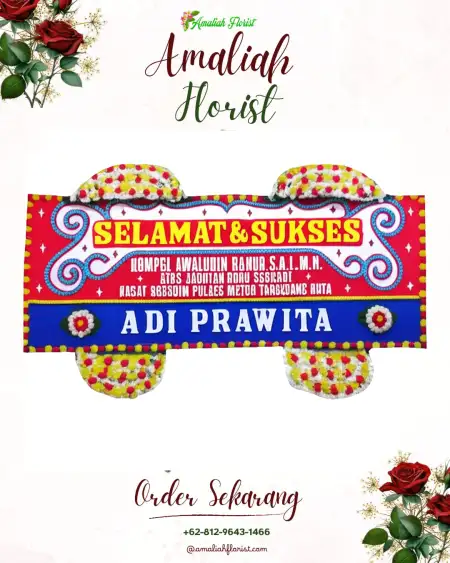 Papan Bunga Ucapan Selamat Cibulakan
