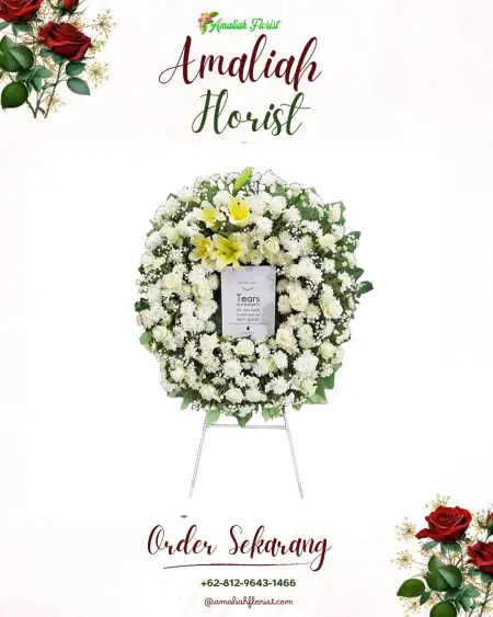 Krans Bunga Duka Cibulakan